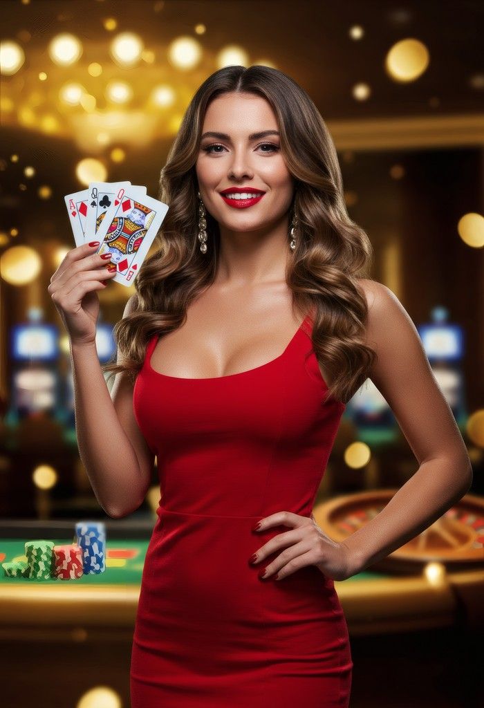 Multi-camera live dealer studio with professional lighting and HD broadcast setup